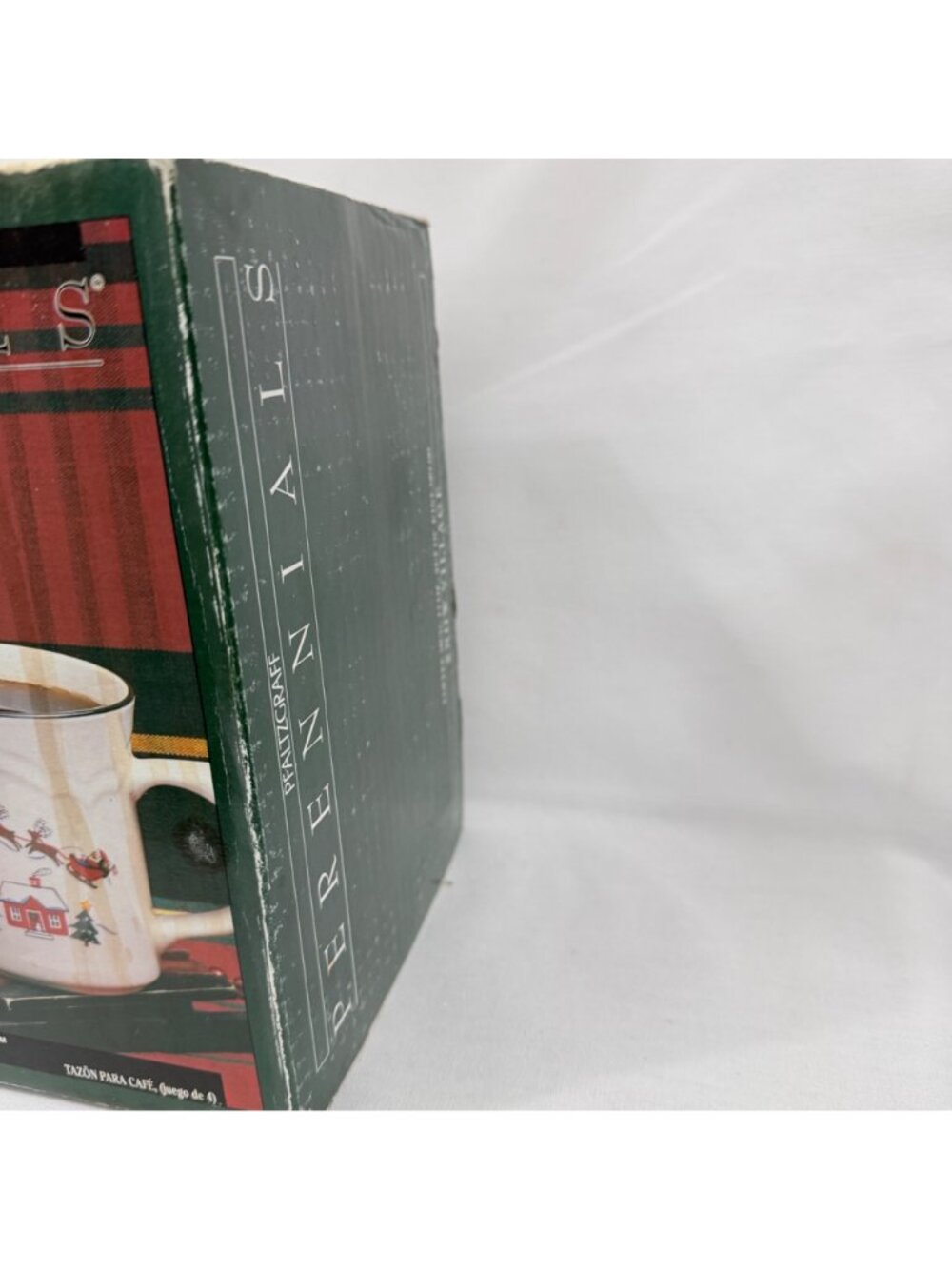 Pfaltzgraff Snow Village 12 Oz 4" Coffee Mug Set Of 4 Perennials Collection New - Picture 4 of 8